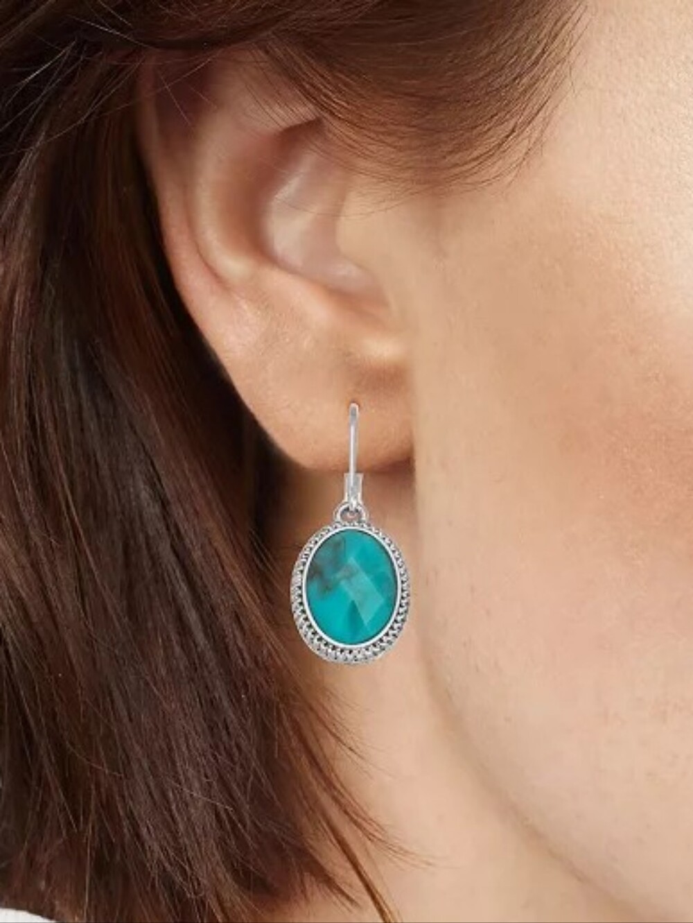 Napier Silver Tone Western Drop Earrings - Picture 5 of 5
